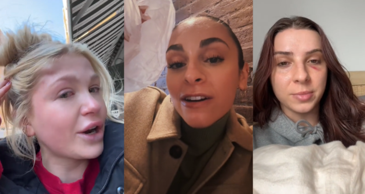 Mujeres golpeadas en Nueva York