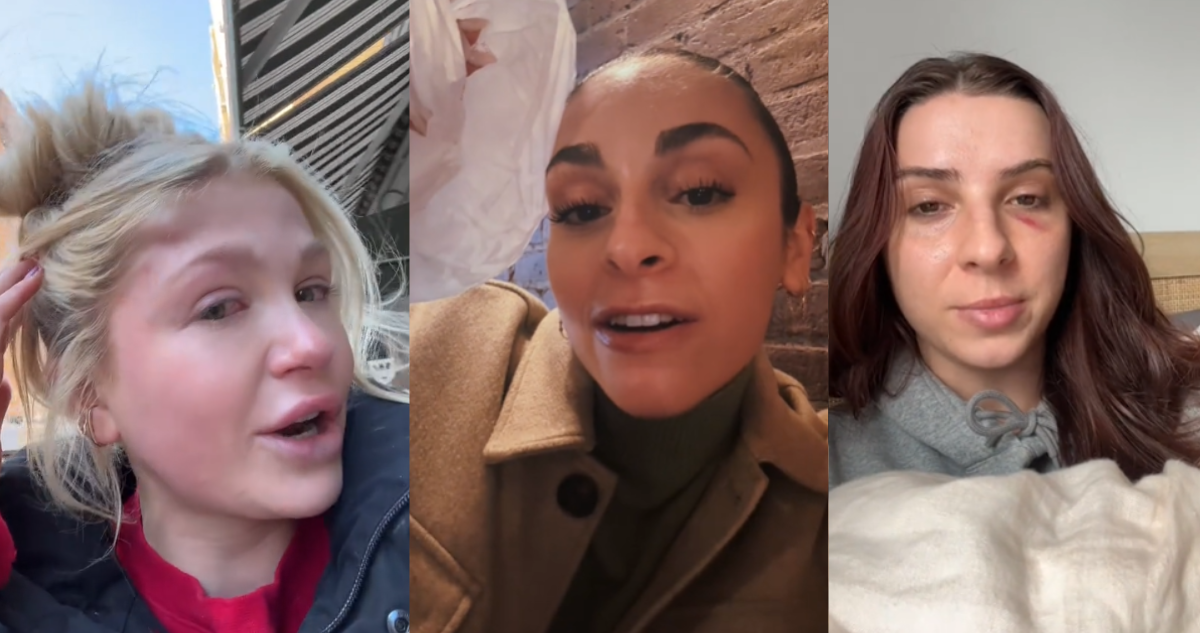 Mujeres golpeadas en Nueva York