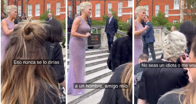 La actriz Hannah waddingham se molestó con un fotógrafo en los Premios Olivier 2024, luego de que le pidiera mostrar su pierna a la cámara.