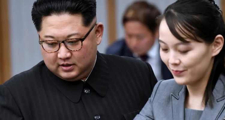 Kim Jong Un y su hermana Kim Yo Jong