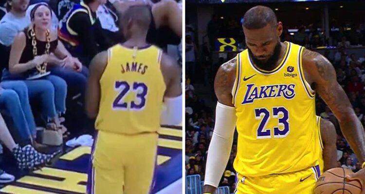 LeBron James intimidó a hincha de los Nuggets que se burló de él.