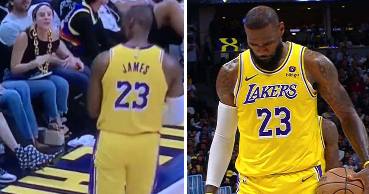 LeBron James intimidó a hincha de los Nuggets que se burló de él.