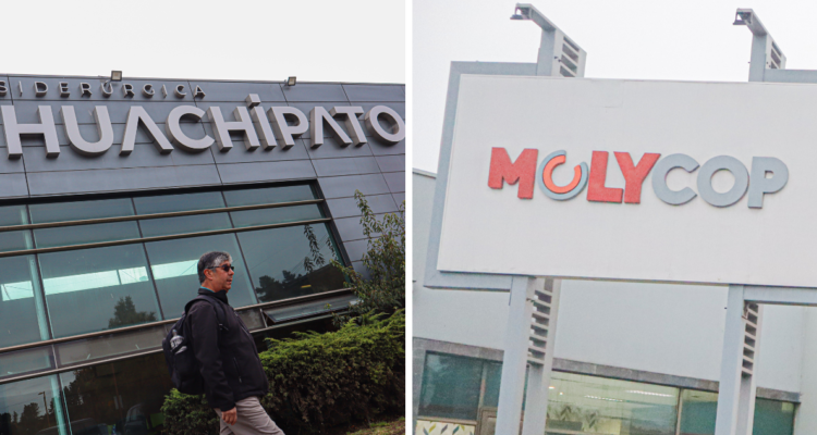 Frontis de Huachipato y Moly Cop