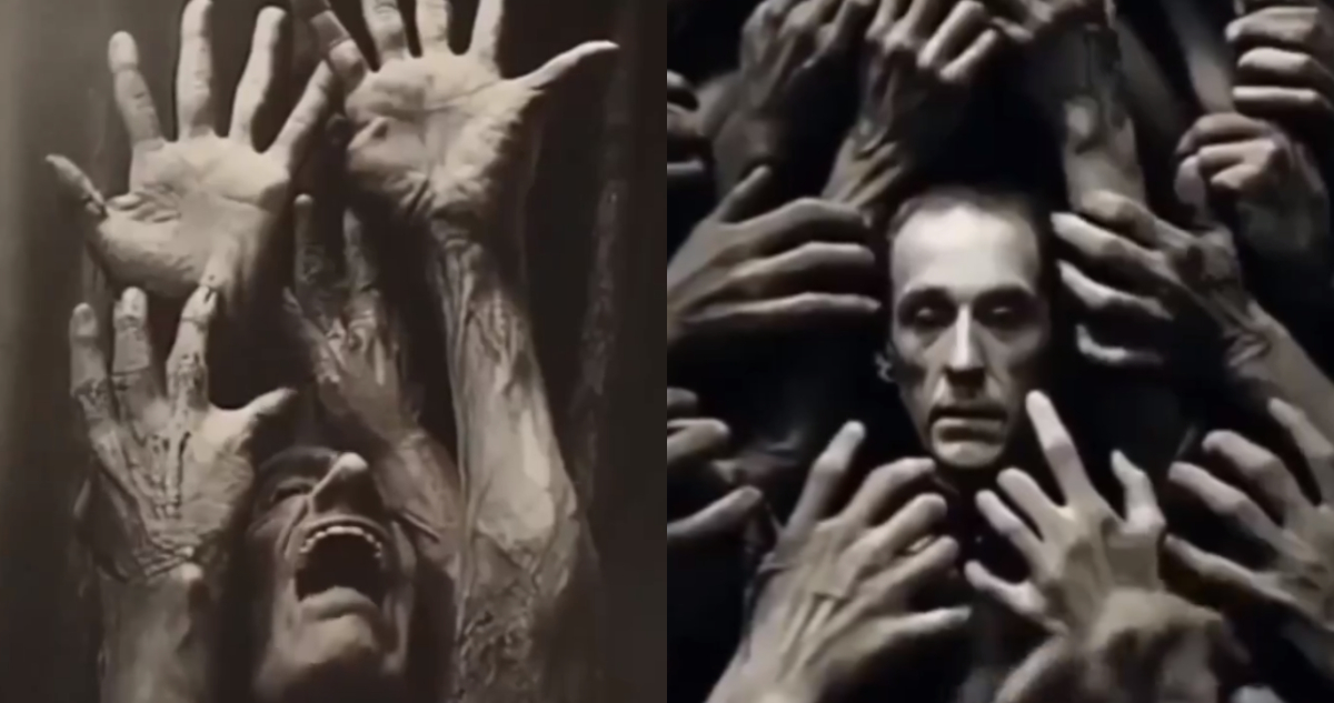 Inquietante video muestra como se vería el infierno según la IA