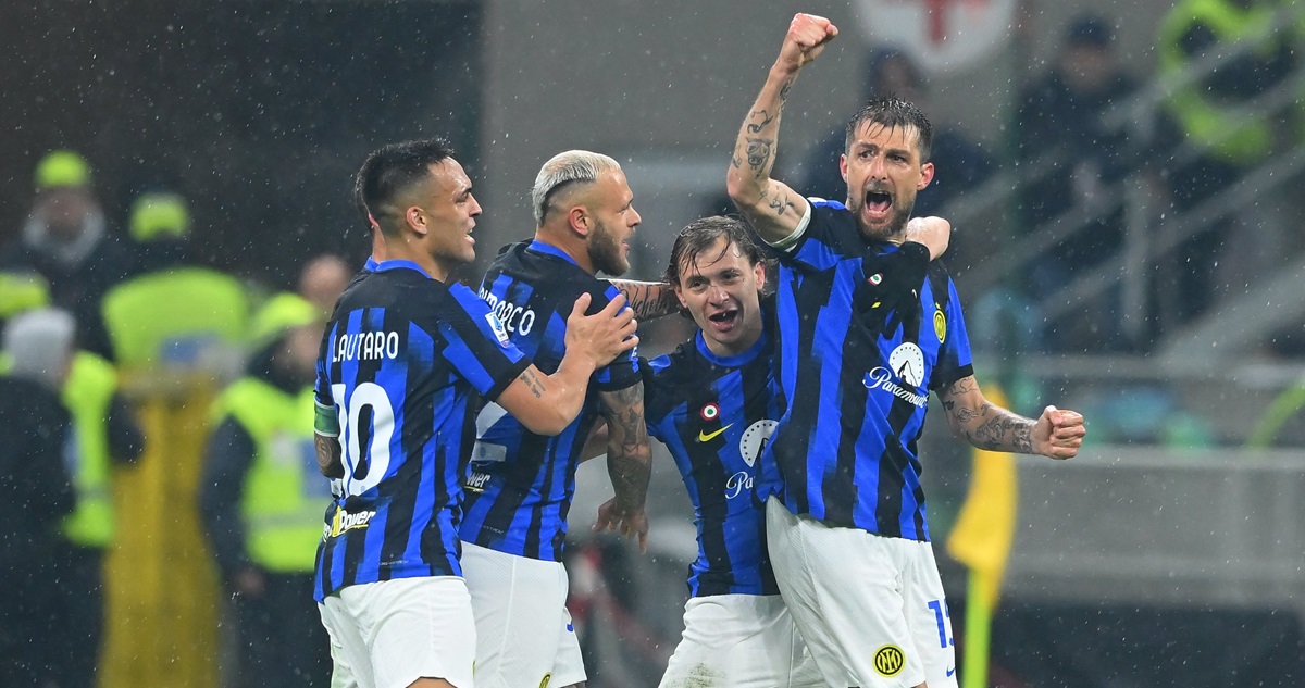 Inter está venciendo a AC Milan por Serie A.