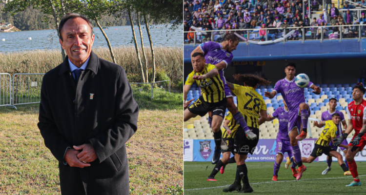 Ministro Jaime Pizarro se une a la fiebre del Clásico Penquista.