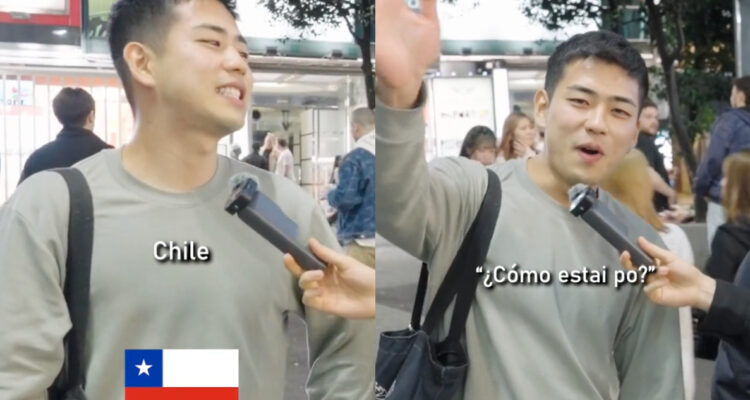 Hasta habló en “chileno”: Japonés se hizo viral tras decir que mujeres chilenas serían las más bonitas
