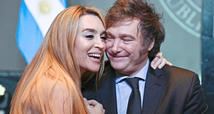 Javier Milei y Fátima Florez