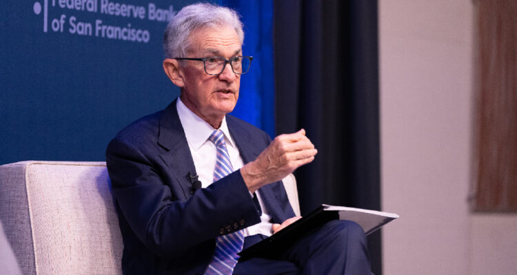 presidente de la reserva federal, jerome powell, fotografía de archivo de la fed