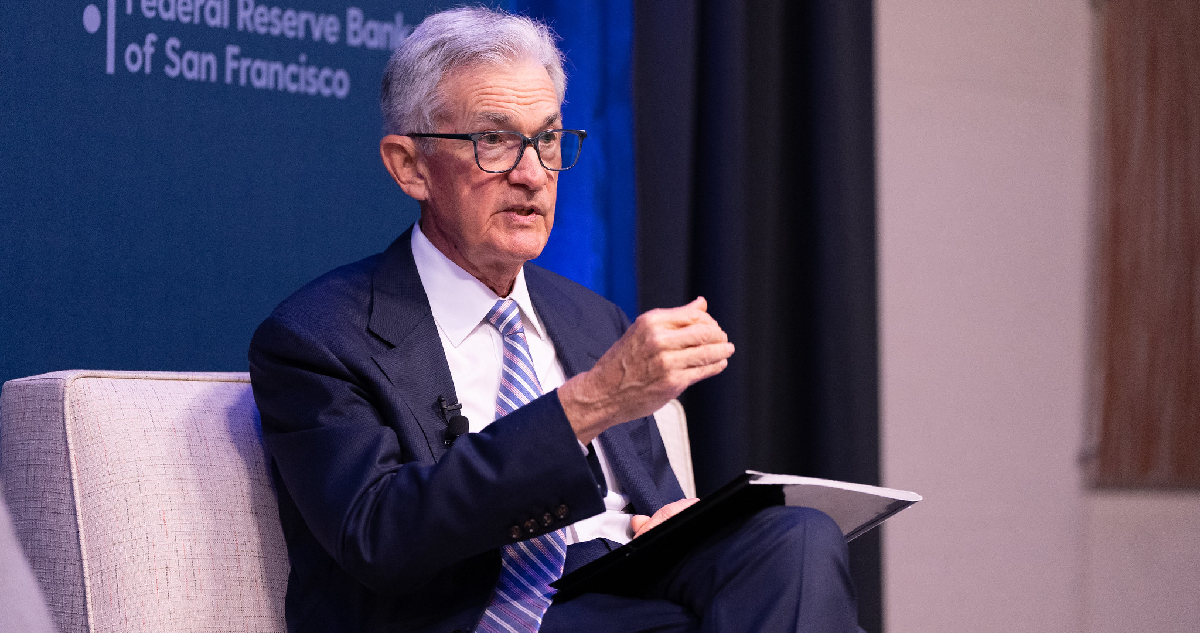 presidente de la reserva federal, jerome powell, fotografía de archivo de la fed