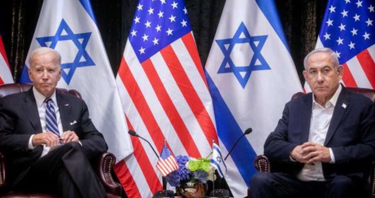 Joe Biden y Benjamin Netanyahu