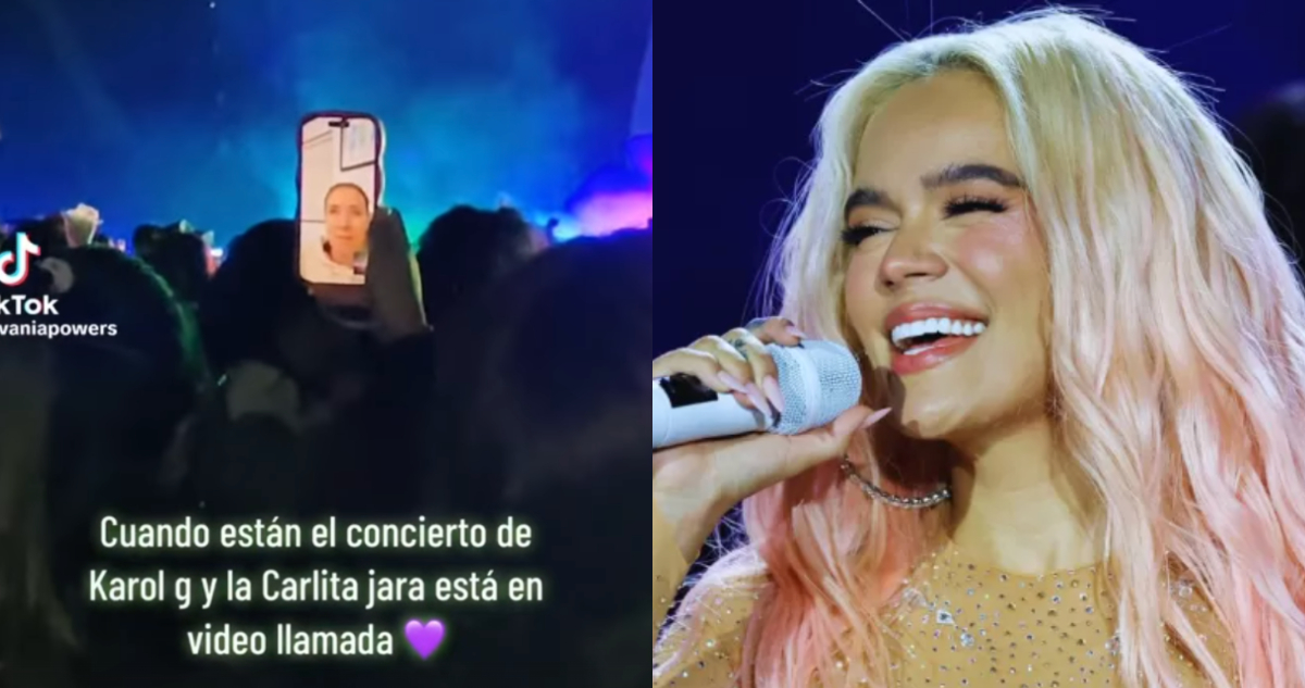 Karol G dejó especial mensaje a Carla Jara tras fugaz aparición en su concierto: “Tus amigos te aman”
