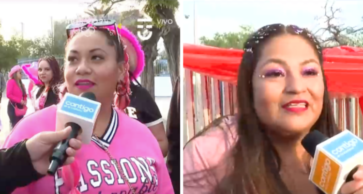 Karol G está en Chile para iniciar su conciertos en el estadio nacional. Algunas de sus fanáticas están esperando a las afueras del establecimiento desde las 3 de la tarde de la jornada de ayer.