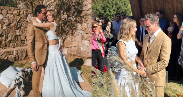 Kika Silva junto a Gonzalo Valenzuela en su matrimonio