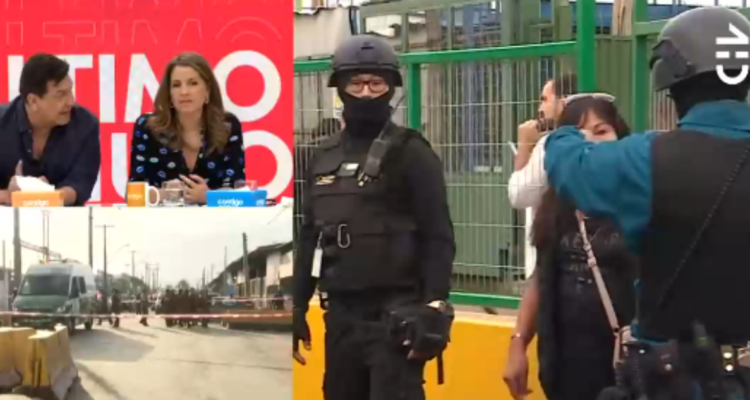 JC Rodríguez y Monserrat Álvarez en el matinal Contigo en la Mañana sobre medidas de seguridad en Lo Valledor