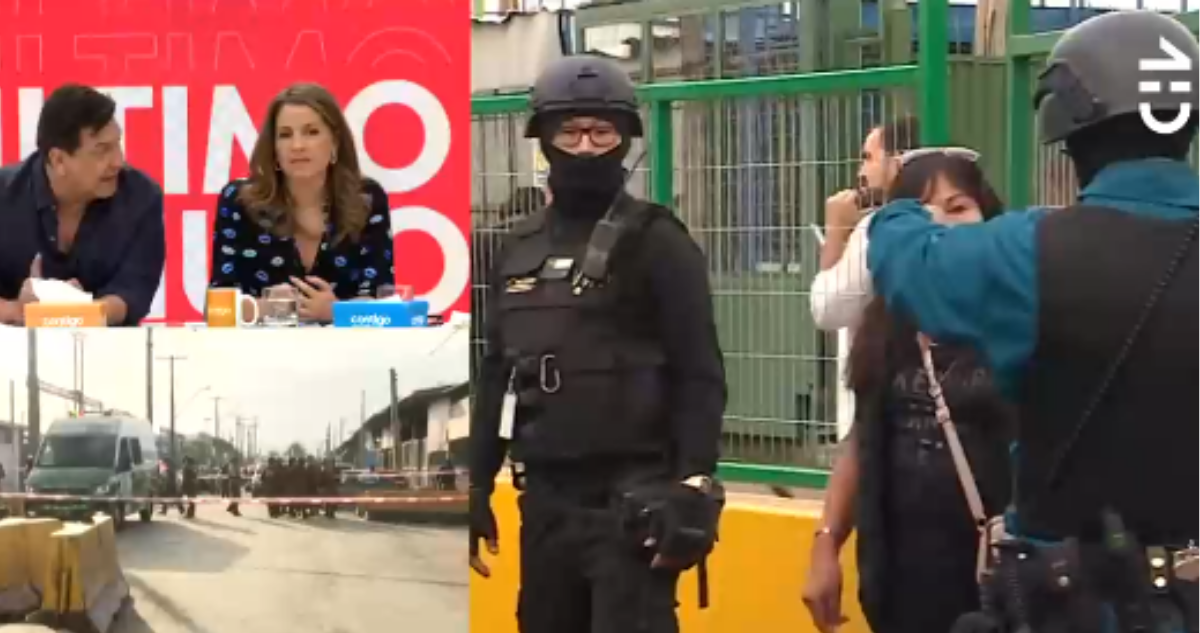 JC Rodríguez y Monserrat Álvarez en el matinal Contigo en la Mañana sobre medidas de seguridad en Lo Valledor