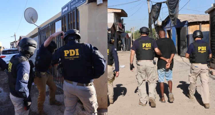 Banda “Los Trinitarios” generó 120 allanamientos en 17 comunas de la RM: operativo deja 53 detenidos