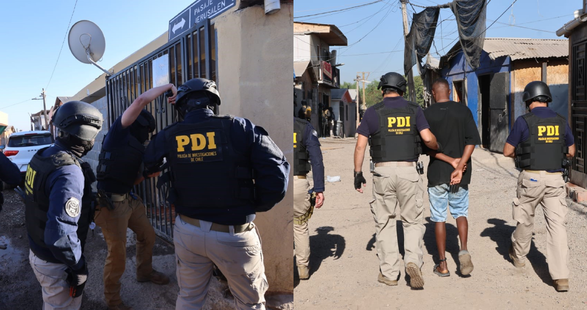 Banda “Los Trinitarios” generó 120 allanamientos en 17 comunas de la RM: operativo deja 53 detenidos
