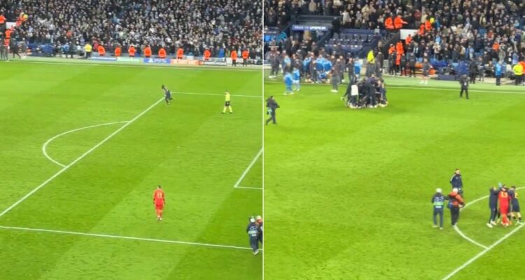 Lunin, arquero del Real Madrid, y su festejo viral tras eliminar al City en Champions League