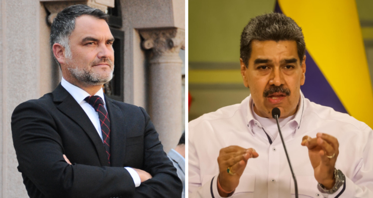 Javiera Macaya y Nicolás Maduro