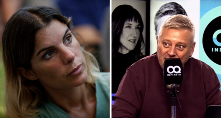 Maite Orsini (izquierda) y Juan Manuel Astorga (derecha) en referencia a críticas a la diputada