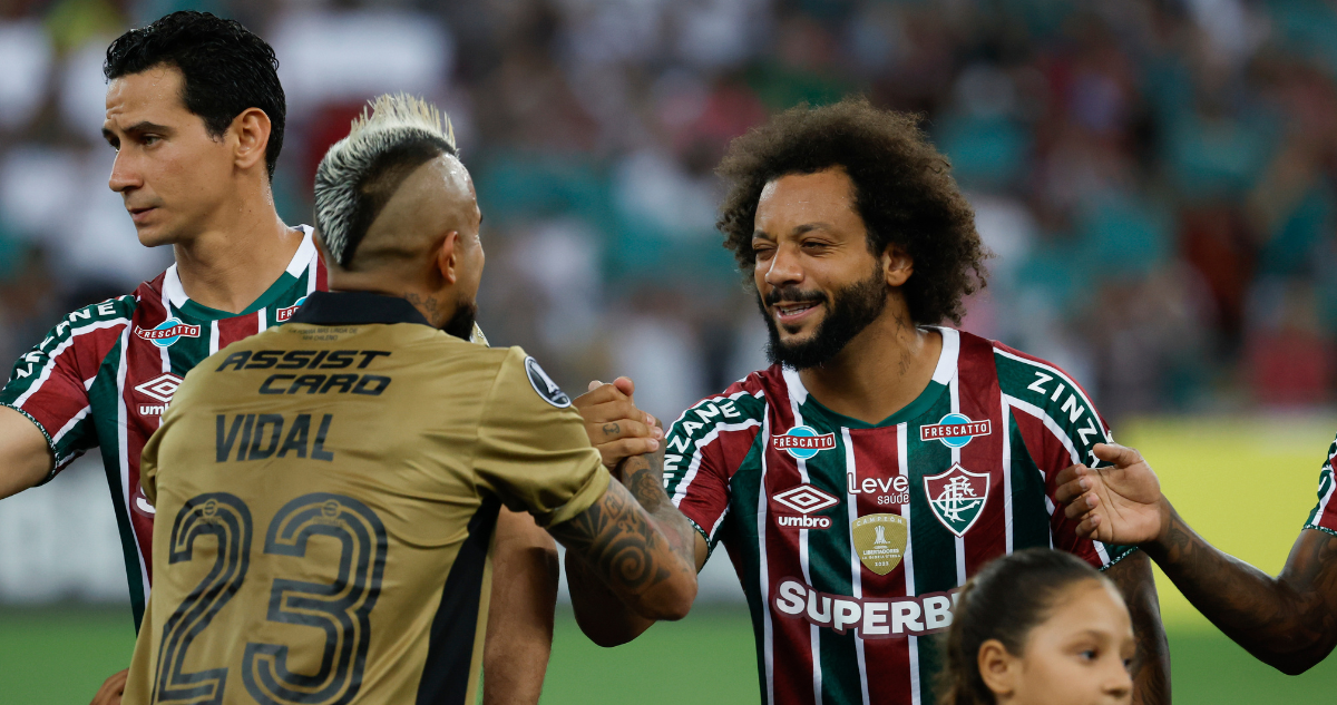 Marcelo revive las polémicas con Vidal tras la victoria de Fluminense ante Colo Colo en Copa Libertadores.