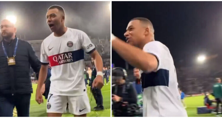 Mbappé pelea cracks Barcelona PSG