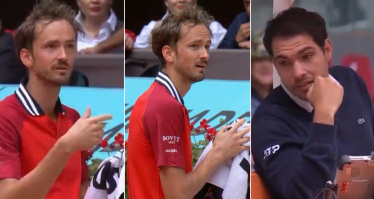 El nuevo show de Medvedev en el ATP de Madrid.