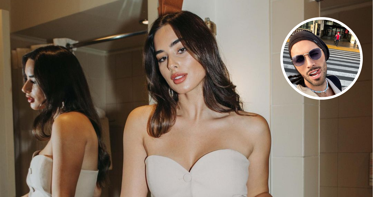 Melina Noto en fotografía cargada a Instagram y Koko Stambuk en miniatura