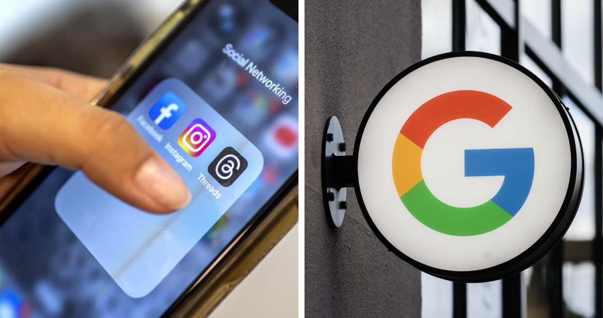 imagen contexto de meta y google