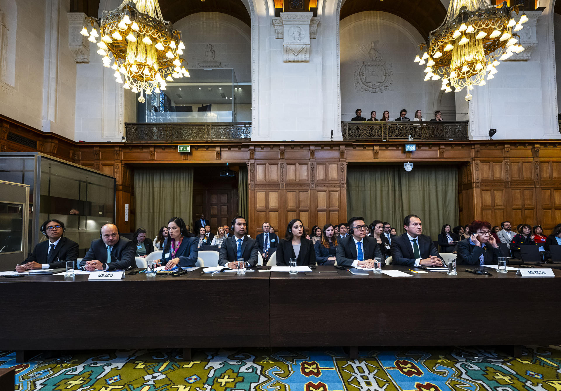 integrantes de la delegación mexicana.