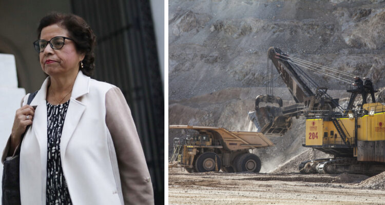 izquierda: ministra williams derecha: fotografía archivo de la división radomiro tomic