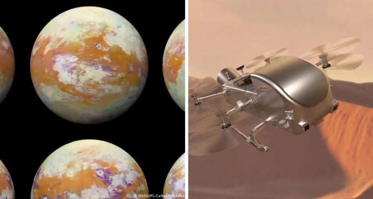 Dragonfly es la misión de la NASA para recorrer Titán, la luna más grande de Saturno