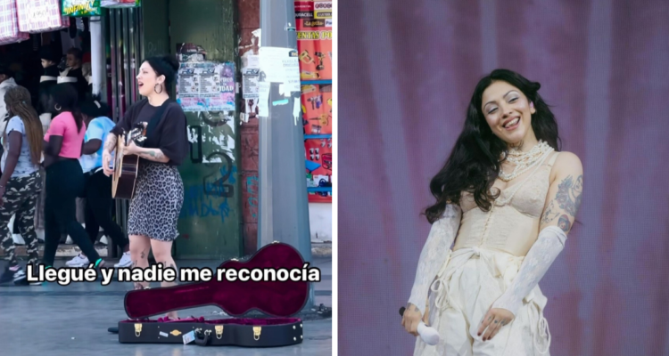 Mon Laferte visitó el centro de Antofagasta, cantando algunas de sus canciones más conocidas, sin embargo, las personas de la ciudad no la reconocieron.