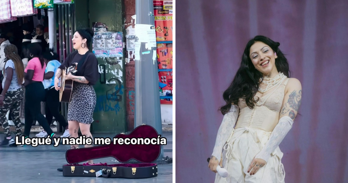 Mon Laferte visitó el centro de Antofagasta, cantando algunas de sus canciones más conocidas, sin embargo, las personas de la ciudad no la reconocieron.