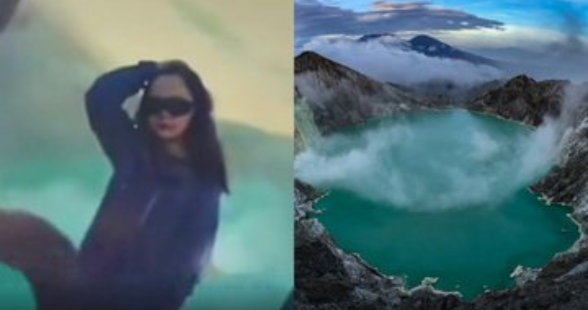 Mujer muere al caer a cráter de volcán activo