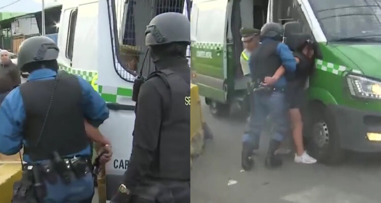 Mujer arrebata arma a vigilante y dispara dejando al menos 3 heridos en mercado Lo Valledor