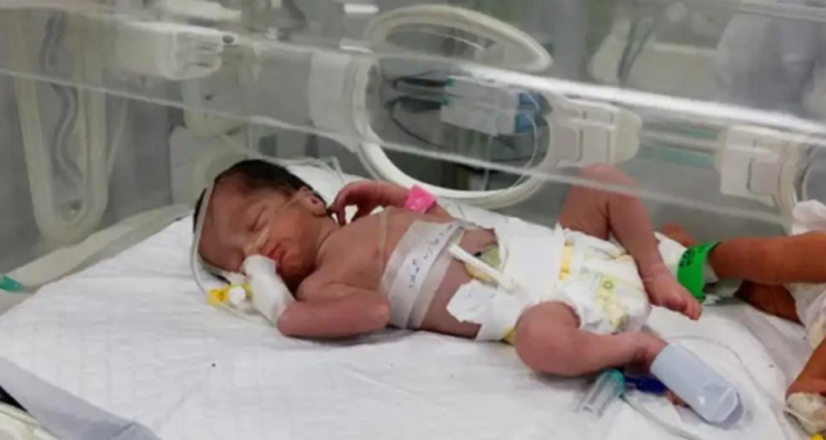 Mujer palestina estaba embarazada