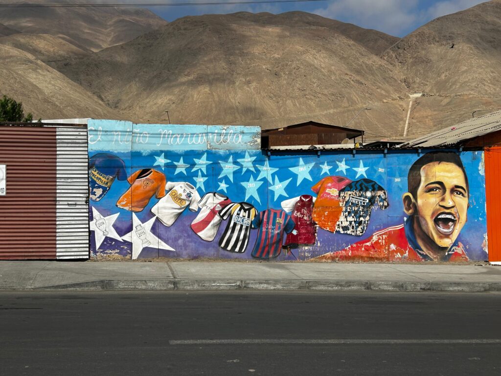 mural Alexis Sánchez Tocopilla