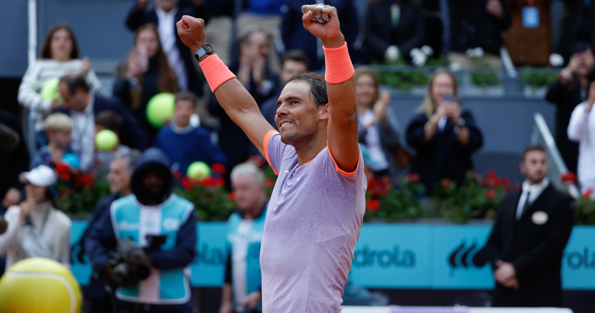 Más de 3 horas de esfuerzo: Nadal superó ‘batalla’ ante Cachín y se metió en octavos de Madrid