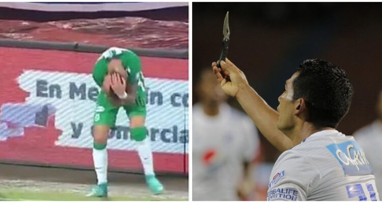 navaja futbol jugador Atlético Nacional DIM