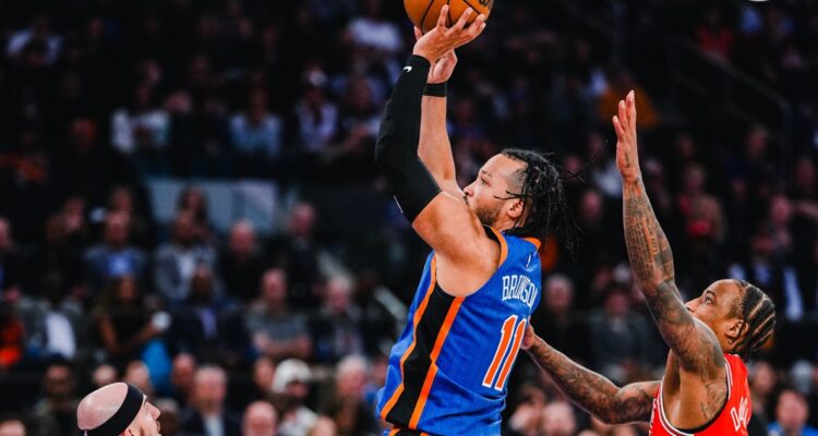 Los Knicks quedaron segundos del Este en la NBA.