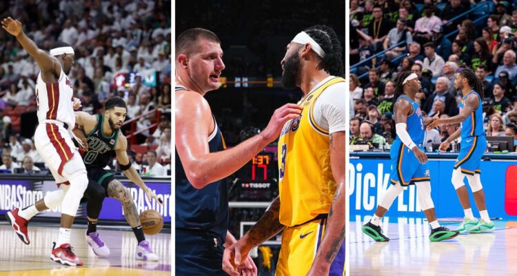 Celtics, Nuggets y Thunder ganaron en los Playoffs de la NBA.