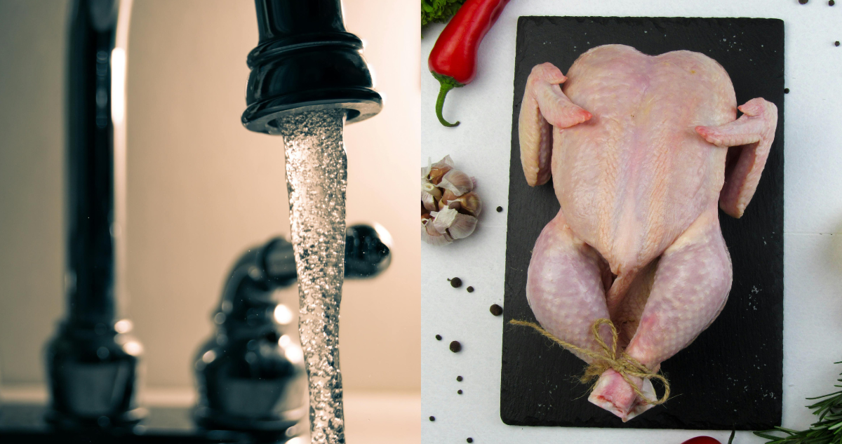 No lo hagas en casa: la peligrosa razón por la que nunca deberías lavar el pollo antes de cocinarlo