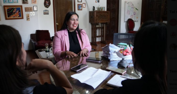 Karina Delfino, alcaldesa de Quinta Normal