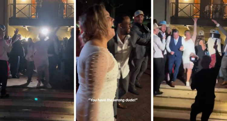 Novia protagoniza chascarro y se vuelve viral tras confundirse de novio: tuvo que volver por su esposo