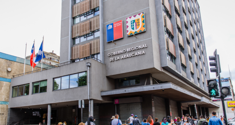 Imagen de edificio por definición de oficialistas por gobernador regional de La Araucanía