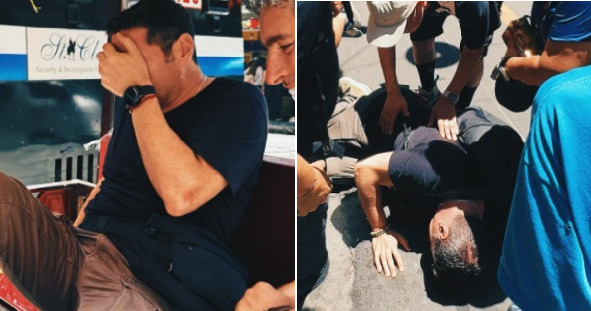 Pancho Saavedra sufre accidente