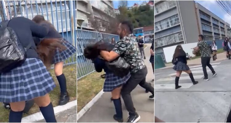 Riña de estudiantes en Talcahuano