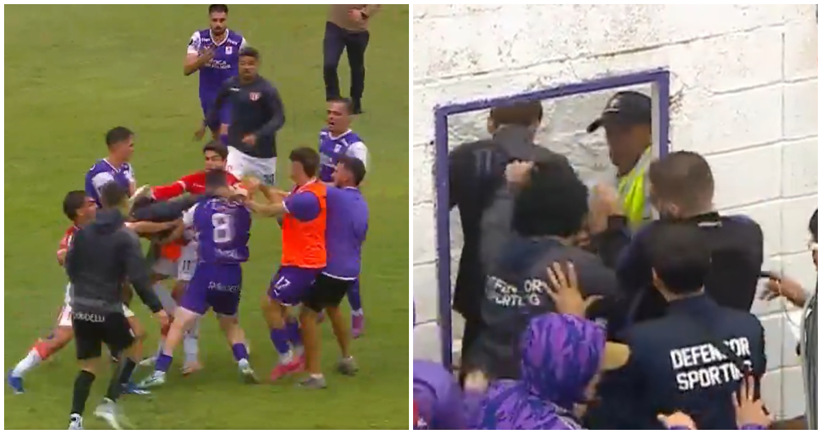 pelea uruguay defensor sporting river plate
